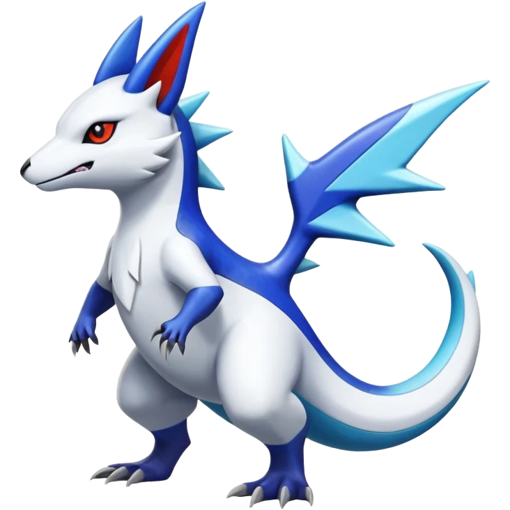 Shiny Vibrant Exotic Colorful Cool Zangoose-Salandit-Latios-Absol-fusion emoji