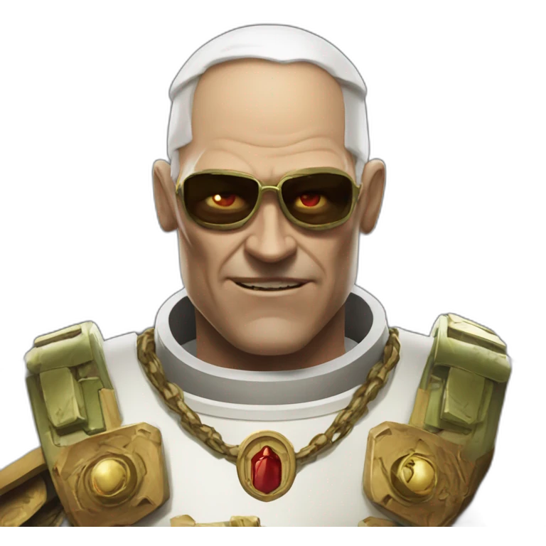 Pope doomguy emoji