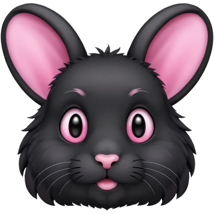 Black rabbit emoji