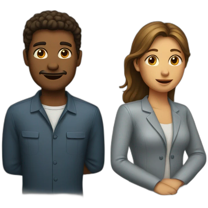 two people talking emoji