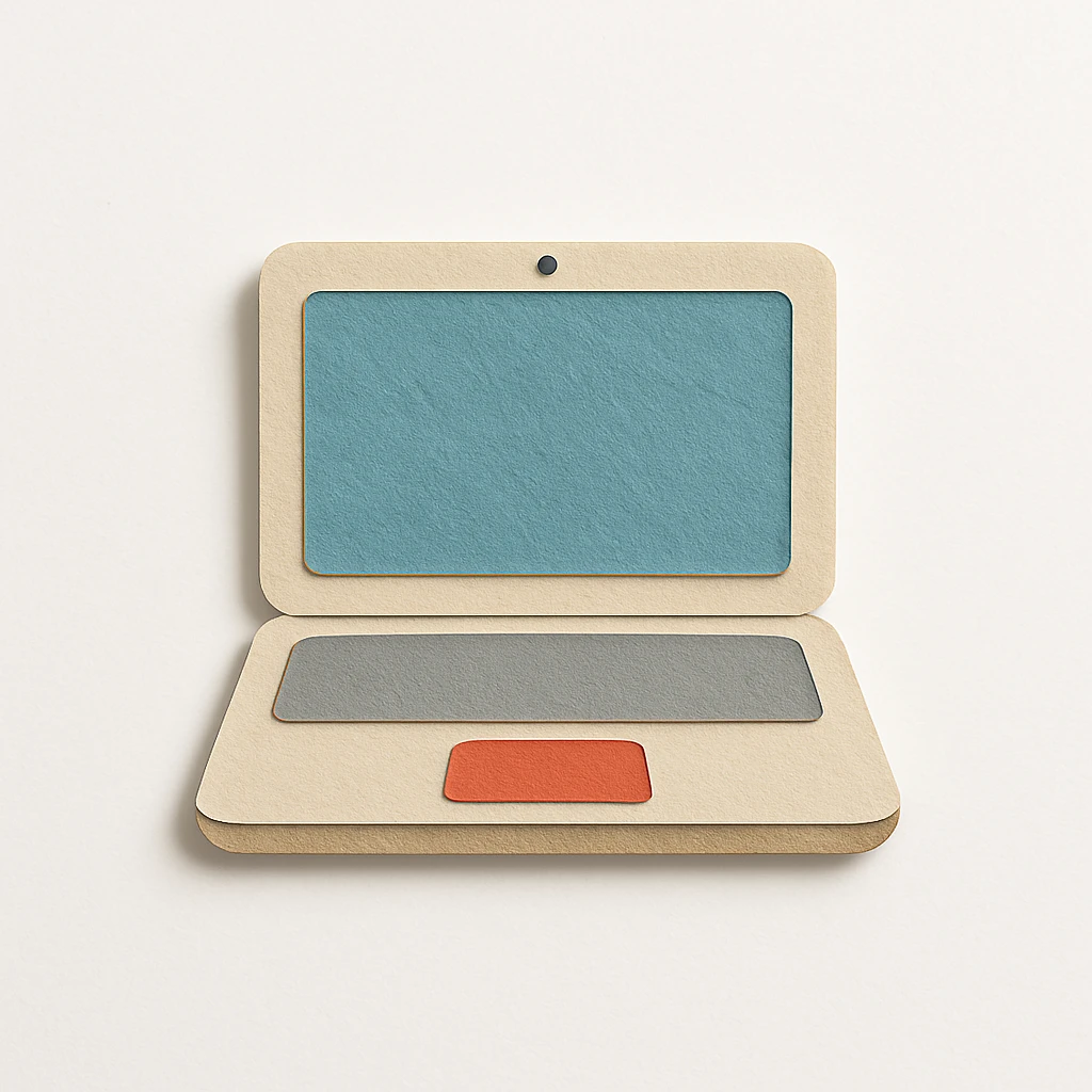 beige macbook laptop emoji