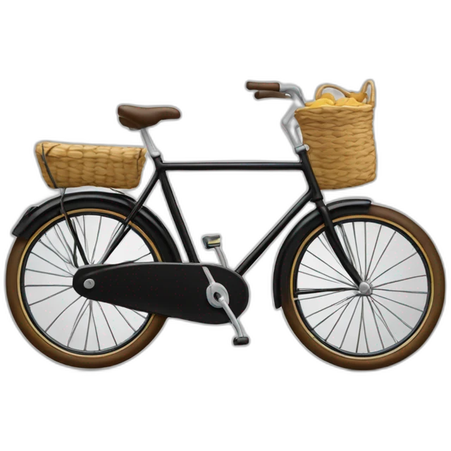 Muela montando bicicleta emoji
