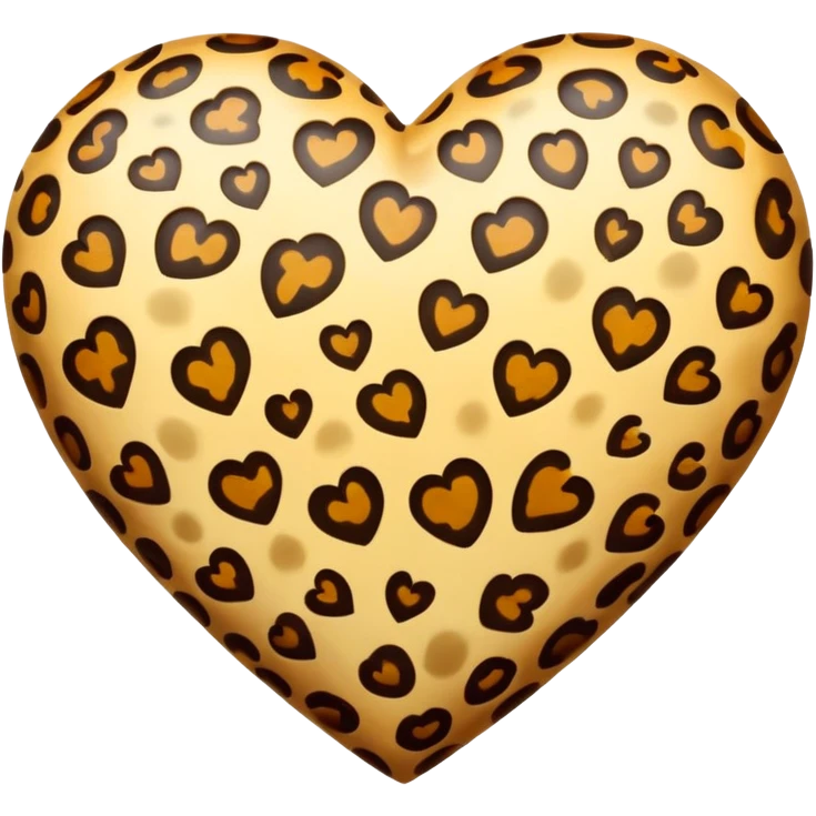 Cuore leopardato  emoji