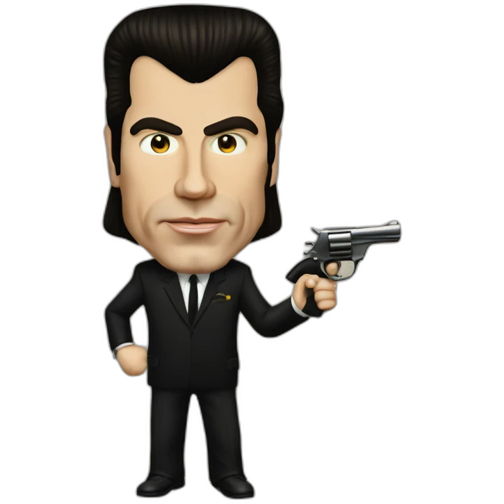 John Travolta as Vincent Vega in Pulp Fiction emoji