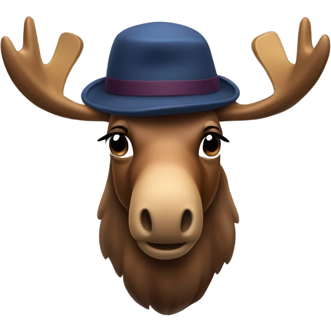 A French moose emoji