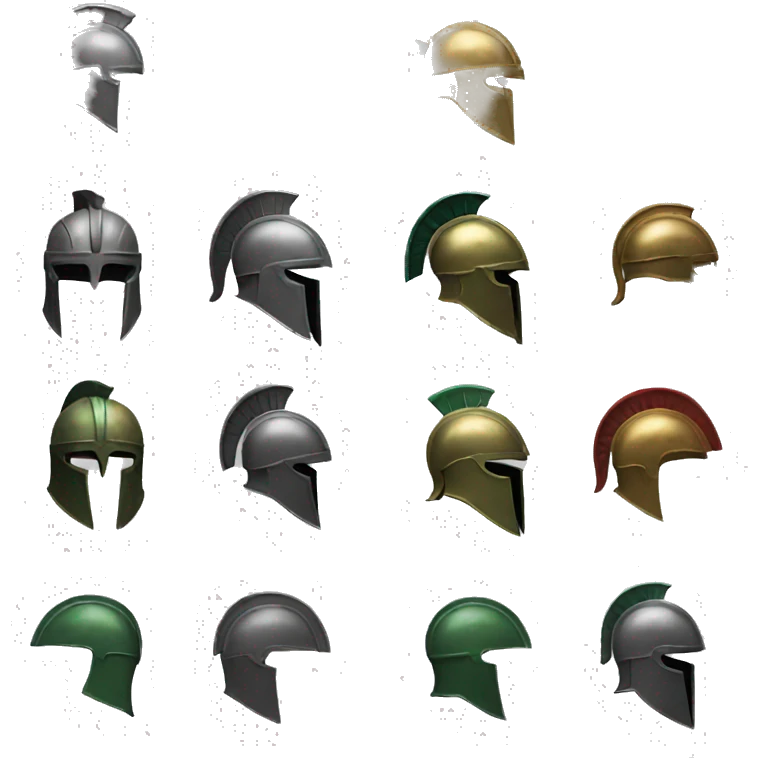 Spartan helmets emoji