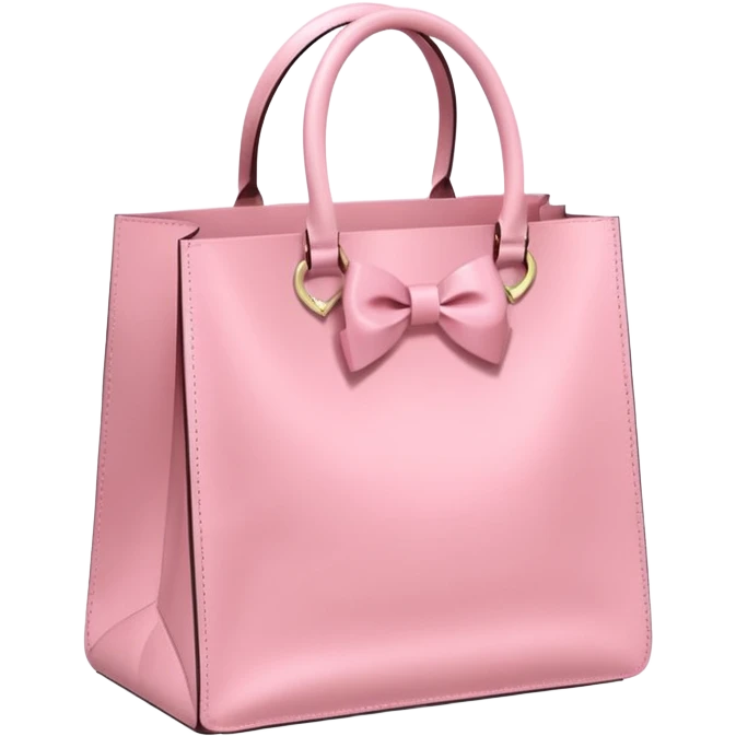 pink shopping bag, Blair Waldorf like emoji