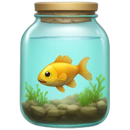 fish in jar emoji