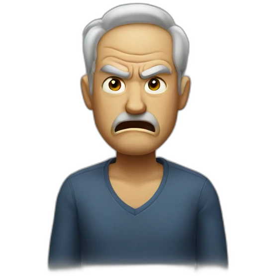 angry man emoji