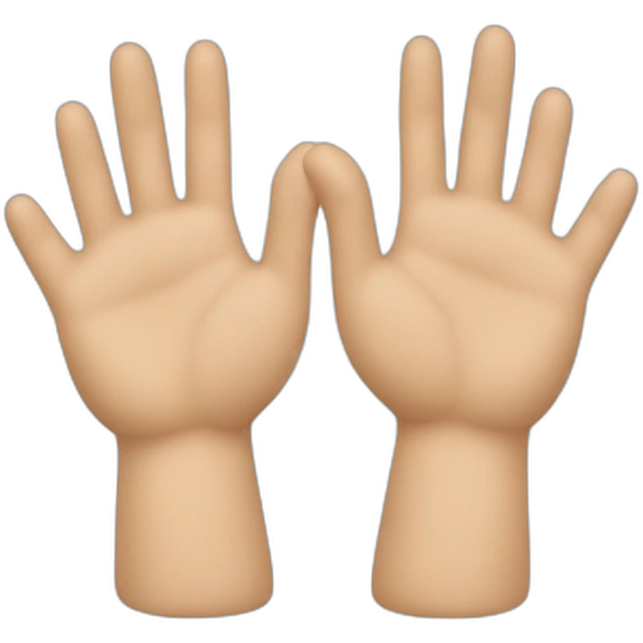 signe JUL avec les 2 mains emoji