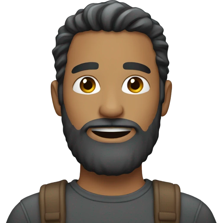 Guy with beard emoji