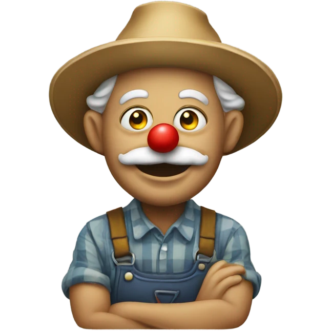 clown farmer emoji