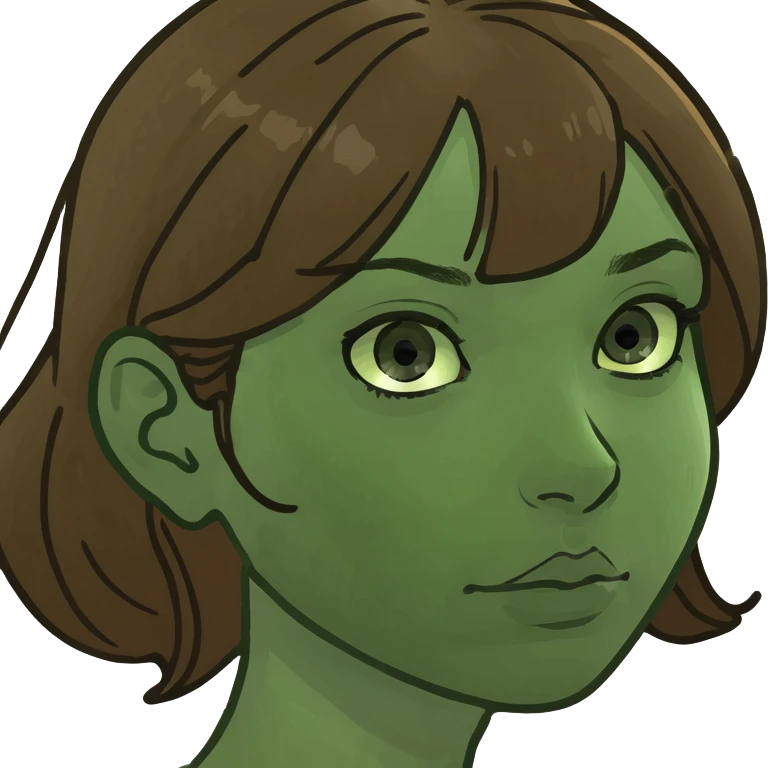 wonderful girl with brown hair emoji
