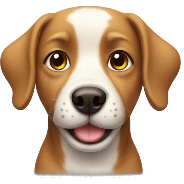 Cute dog emoji