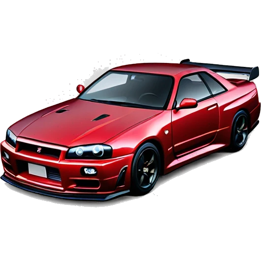Nissan skyline R34 emoji