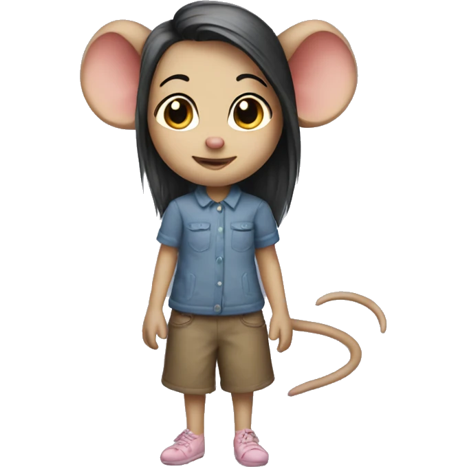 girl rat emoji