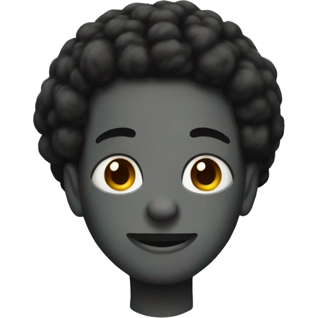 black cotton emoji