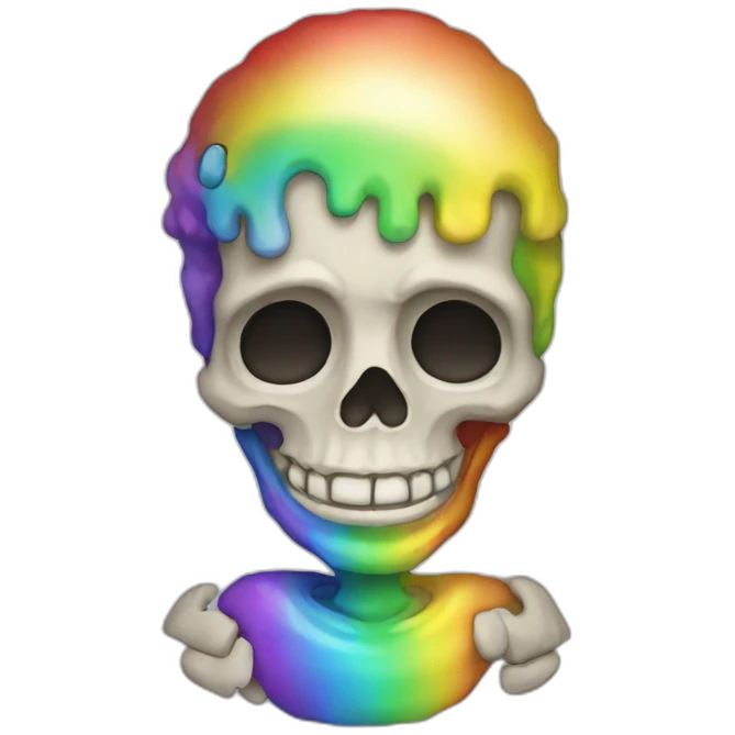rainbow-Bone-man emoji