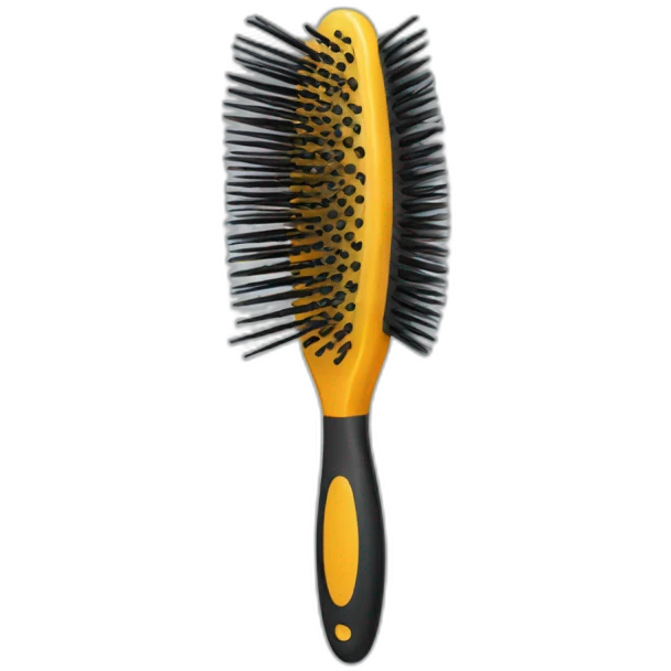 hair brush emoji