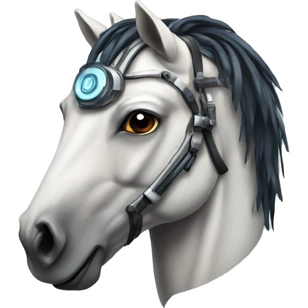 cyborg horse emoji