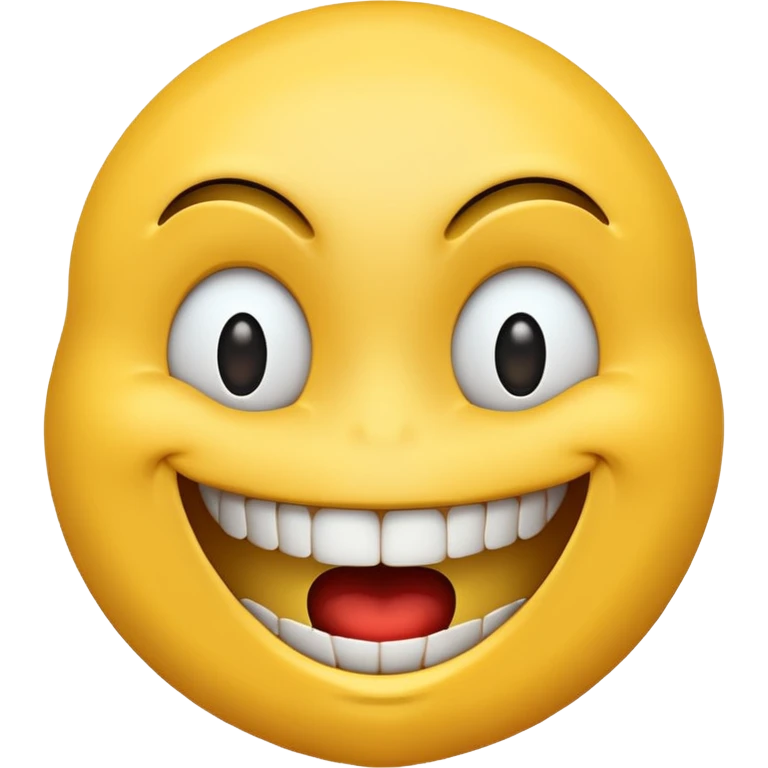 Scary smile emoji  emoji