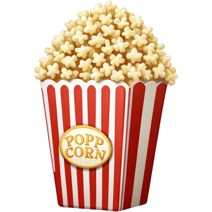 a single grain of  Popped Popcorn emoji