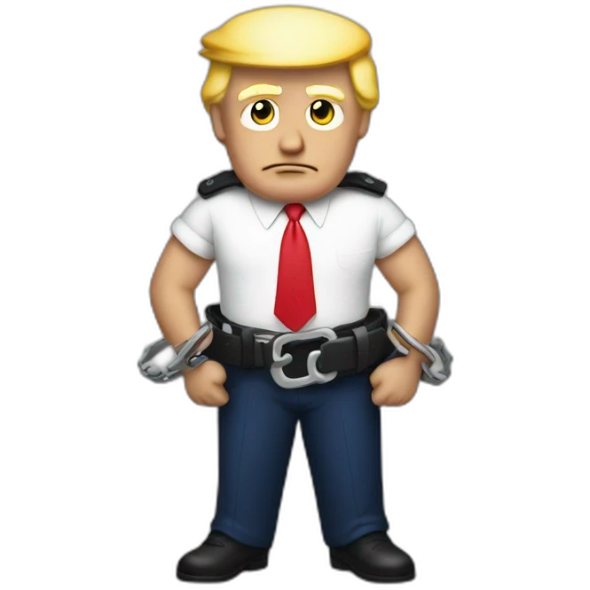 trump-in-handcuffs emoji