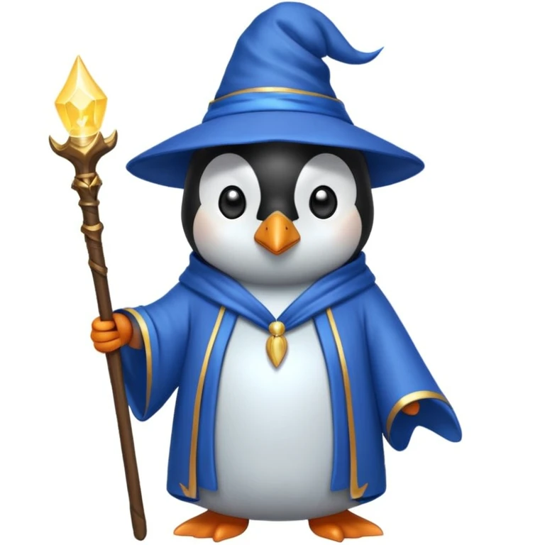 Penguin Wizard emoji