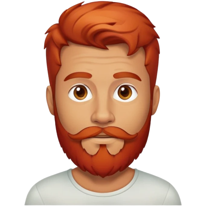 A 30 year old Italian man with a red beard  emoji