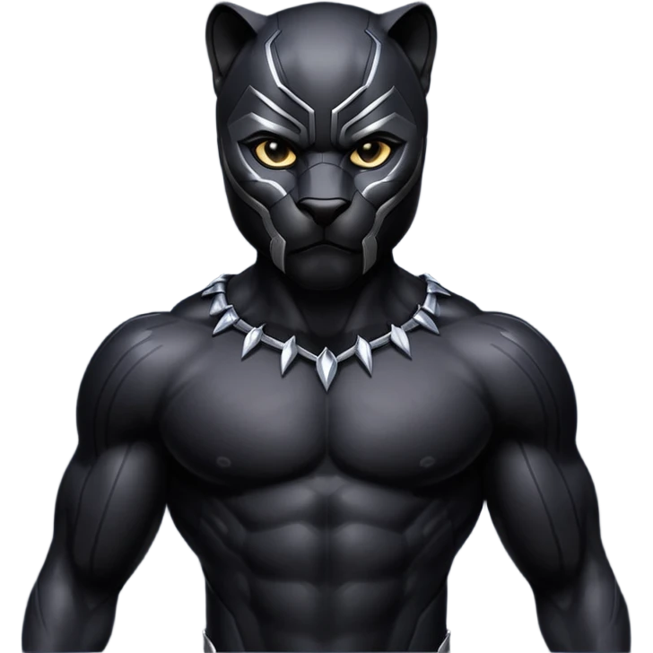 Black pantera emoji