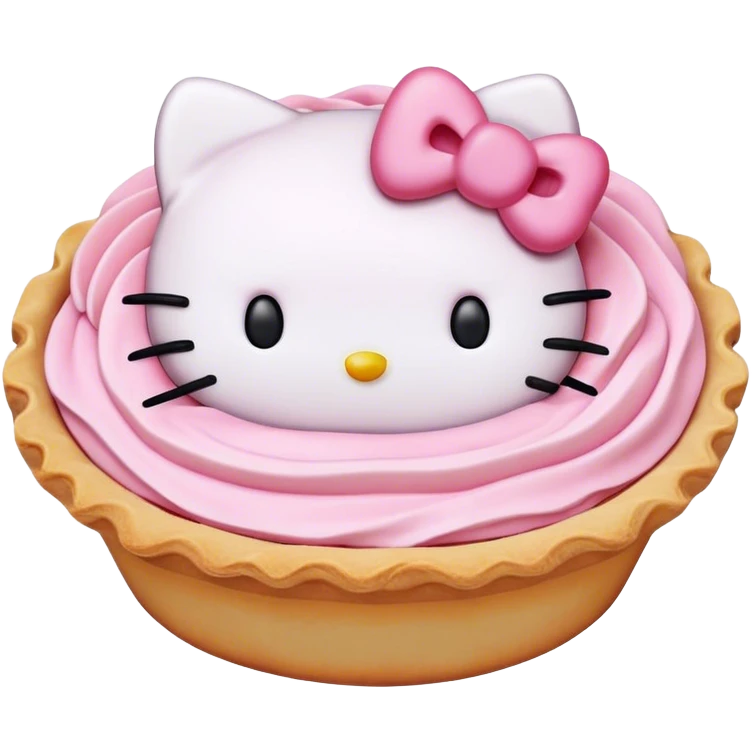 hello kitty pie emoji