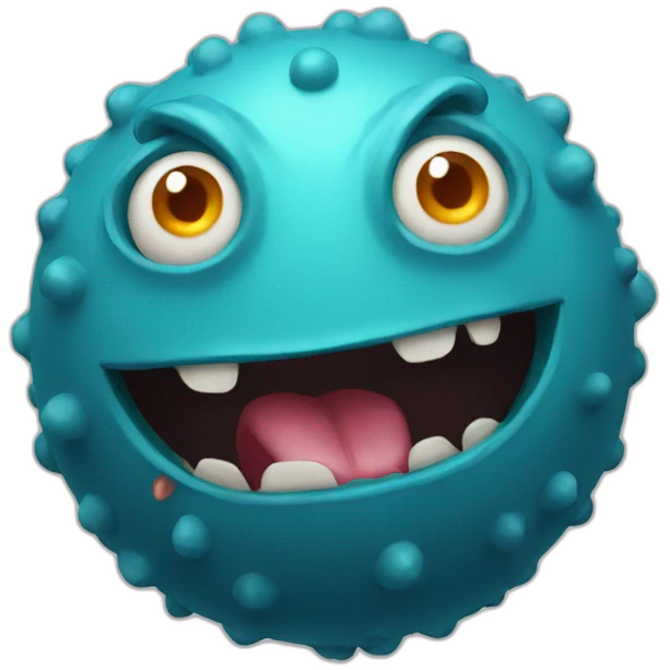 Balls monster emoji