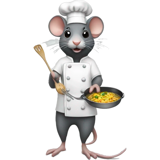 Rat cooking  emoji