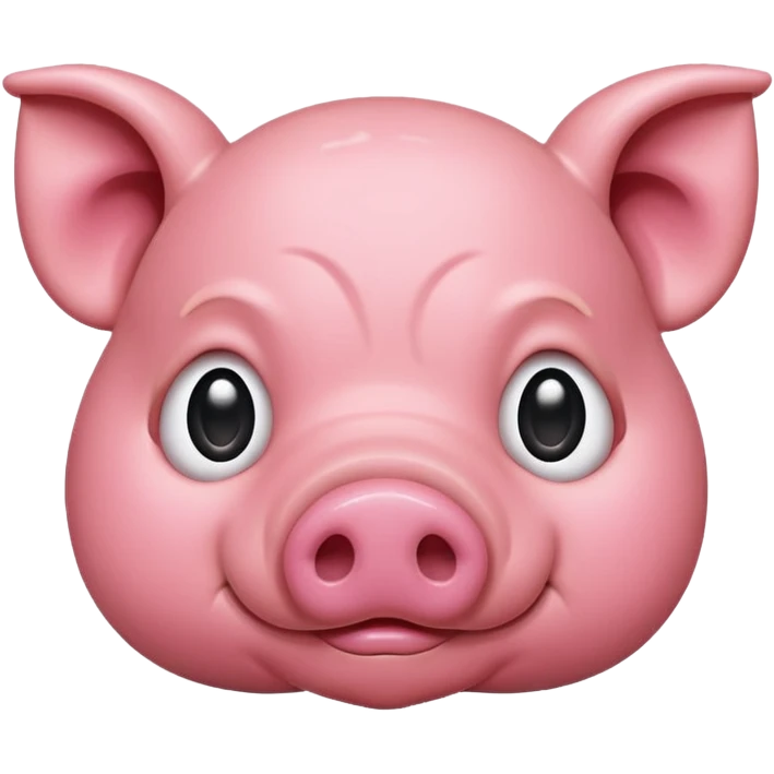 Only pig nose emoji