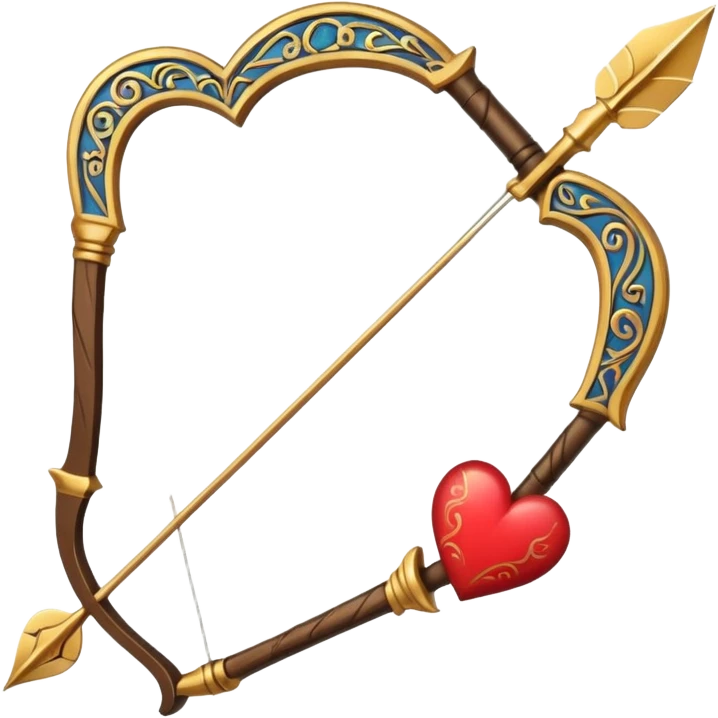 love bow and arrow emoji