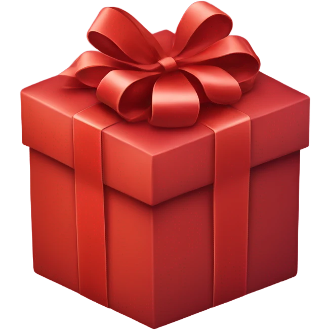 RED GIFTBOX emoji