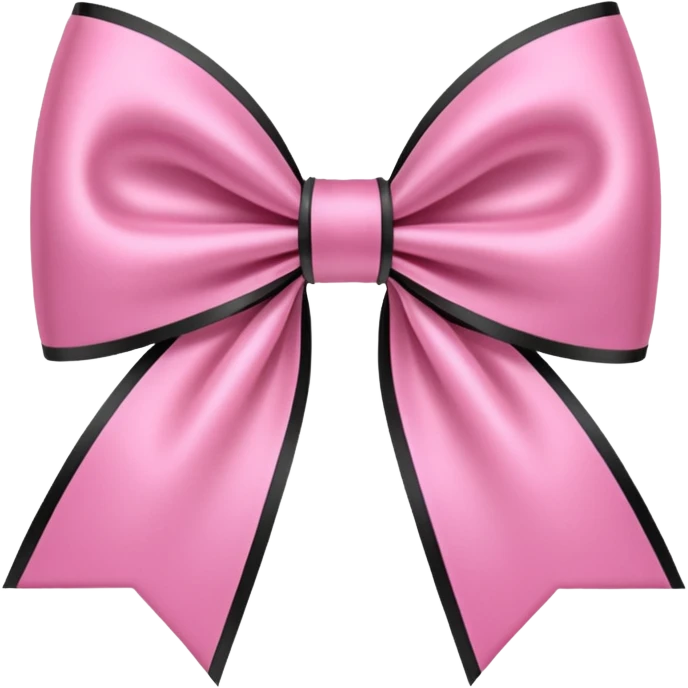pink gothic bow emoji