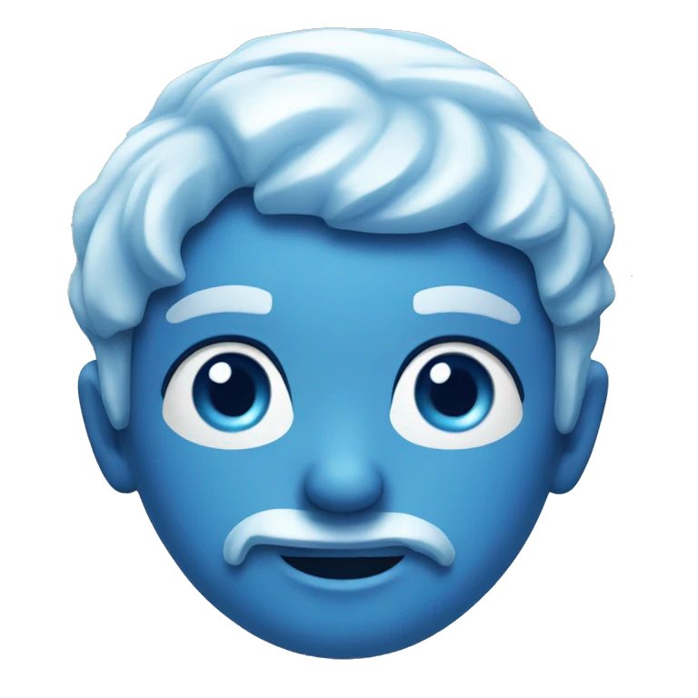 blue ice emoji