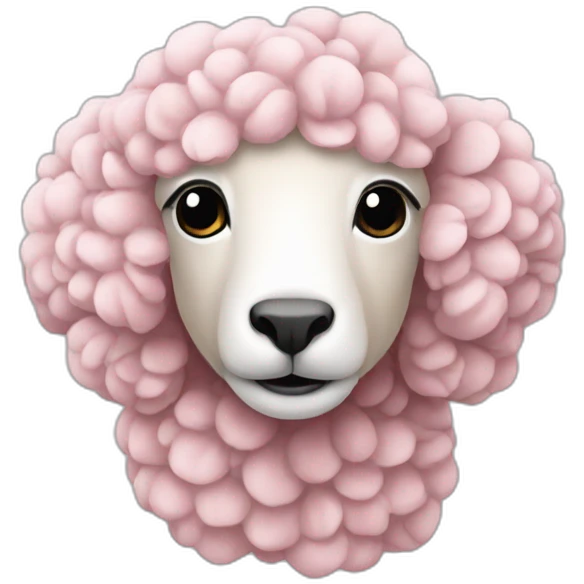 mouton rose emoji