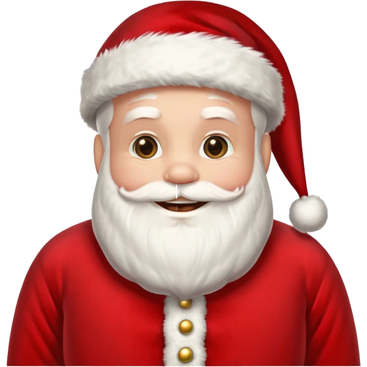 Un santa que diga gracias por tu compra emoji