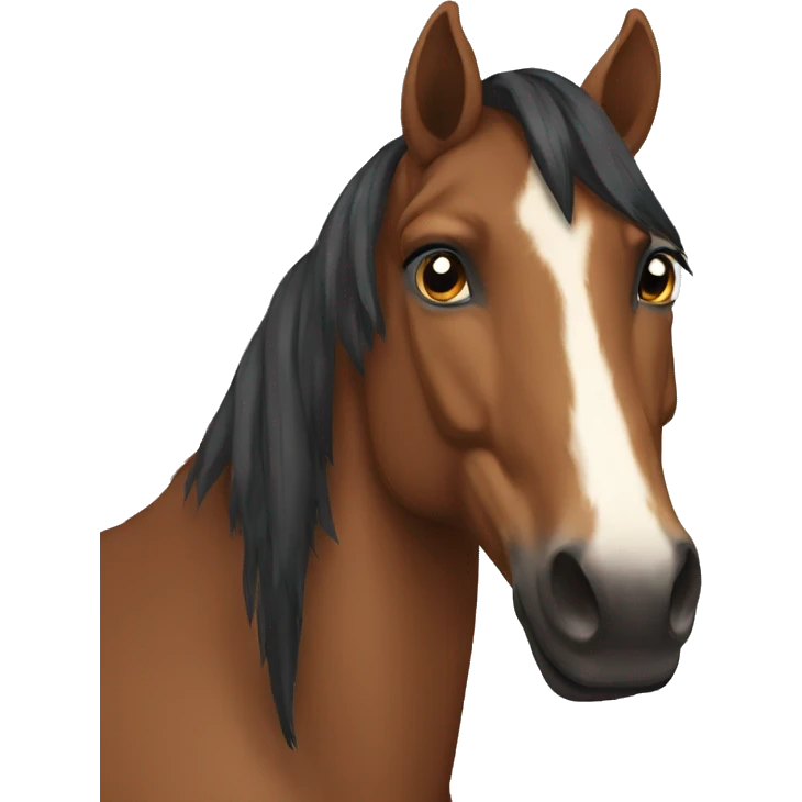 brown indian horse emoji
