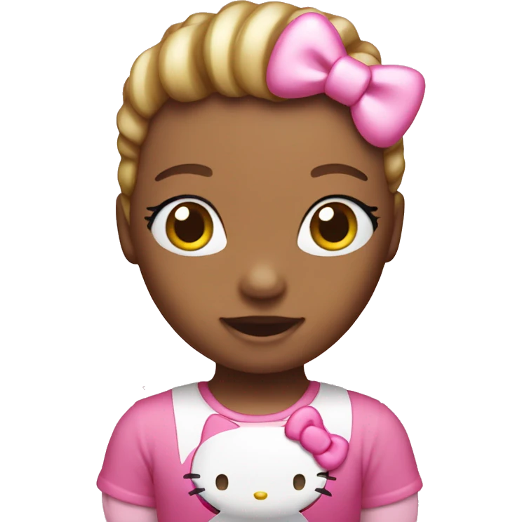 pink hello kitty  emoji