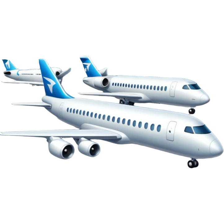 planes next to terminal building emoji