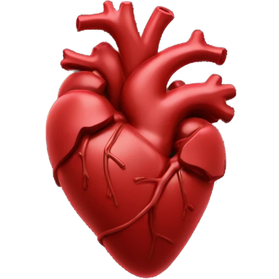 black anatomical heart with red wildflowers emoji