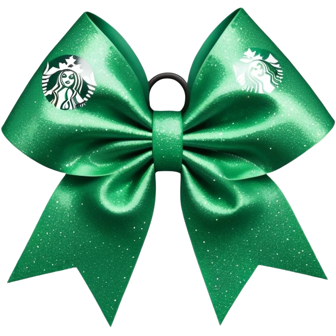 Starbucks cheer bow emoji