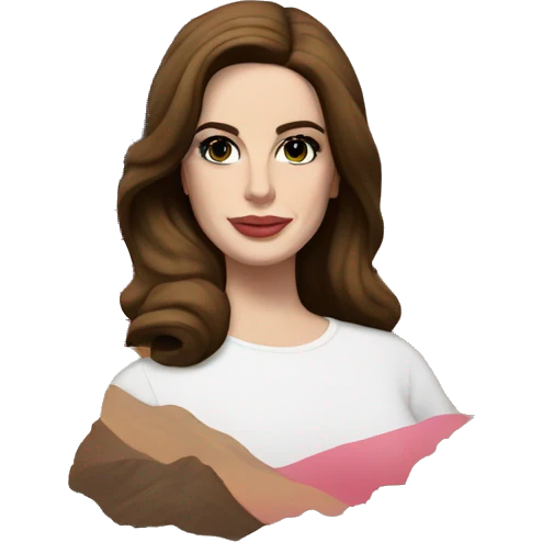 Lana Del Rey at the border emoji