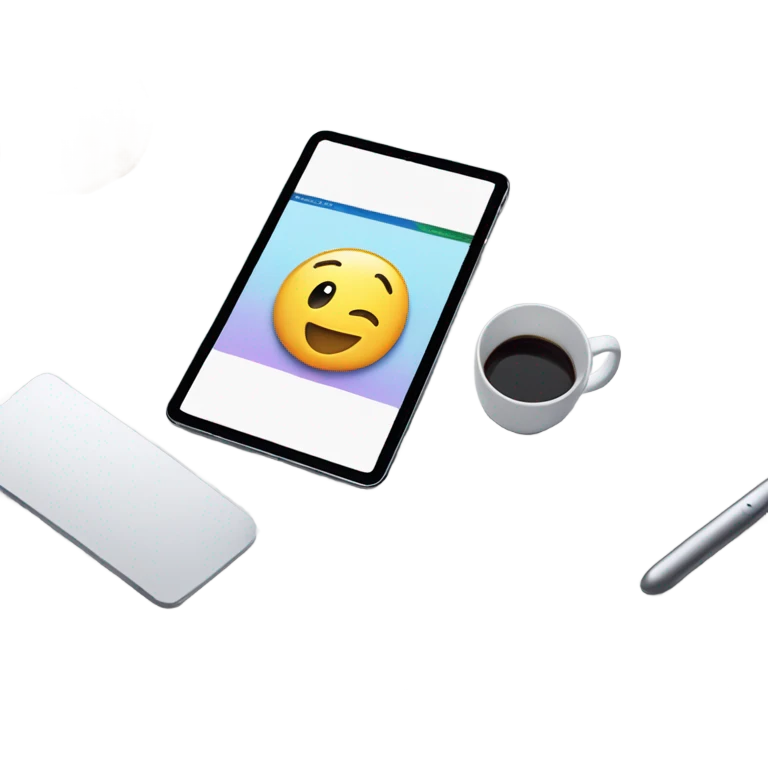 iPad Pro with Magic Keyboard emoji