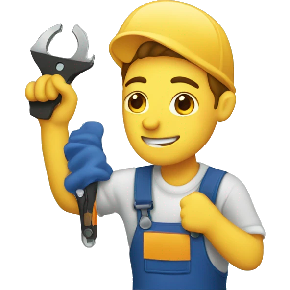 repair specialist repairing a window emoji