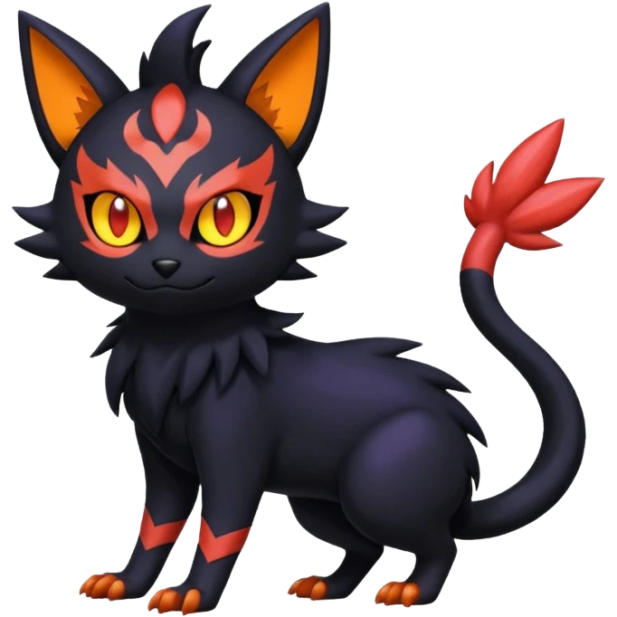 Noibat-Nargacuga-Litten-Torracat-fusion-Fakemon-Pokémon-creature  emoji