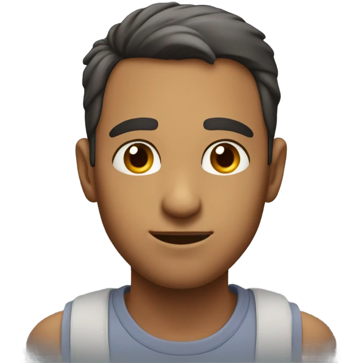 A man in love emoji